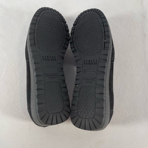 Stuart Weitzman Schooldays Suede Platform Penny Loafers in‎ Black Size 4.5 - Picture 7 of 8